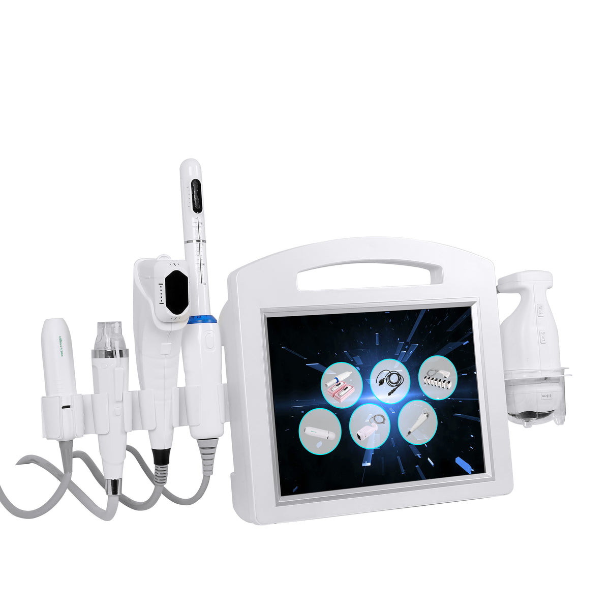 Portable hifu machine for face lifting skin tightening anti-aging treatment