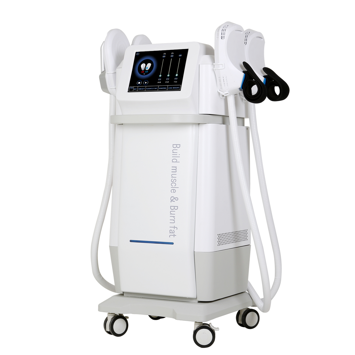 vertical ems muscle care machine with pelvic handle/pelvic seat cushion