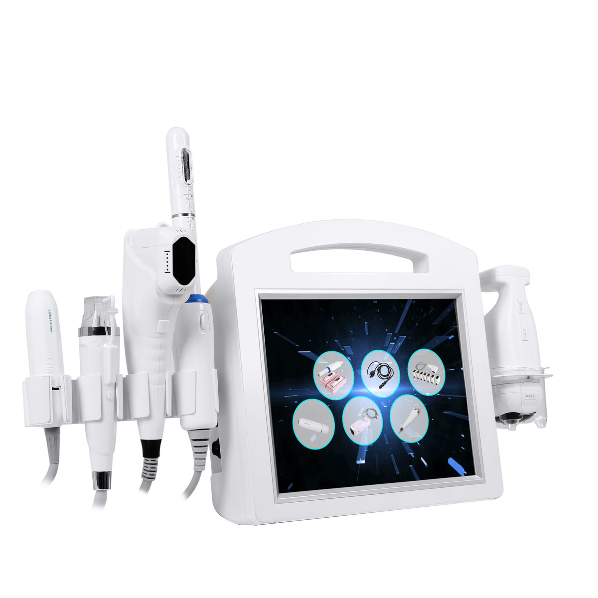 Portable hifu machine for face lifting skin tightening anti-aging treatment