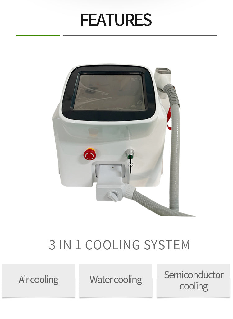 portable diode laser hair removal machine for business use